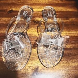 New Kali Clear Jelly Thong Sandals